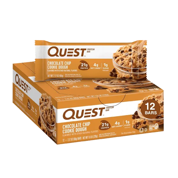 Barra de Proteína con Masa de Galleta Quest Protein 21grs